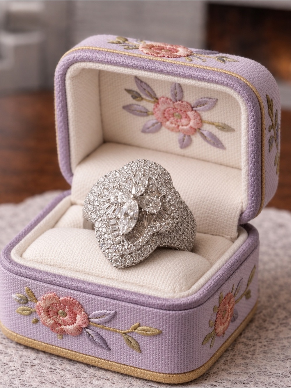 ✨ SHOWSTOPPING 5-CARAT MOISSANITE STATEMENT RING ✨